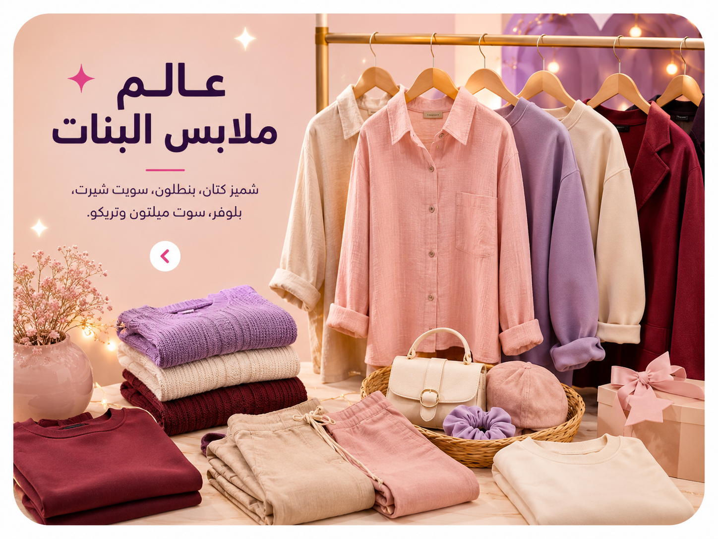 عالم ملابس البنات من ون ونص